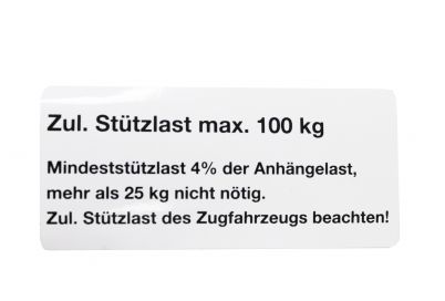 Plaque de charge de support pour remorque de voiture particulière - 404445.001 - Panneaux