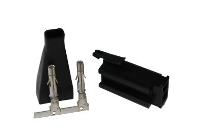 Fiche de connecteur à 2 contacts