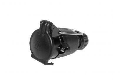 Raccord enfichable à 7 pôles avec raccord vissé, passe-câble à 1 trou - 405871.001 - Eléments de con