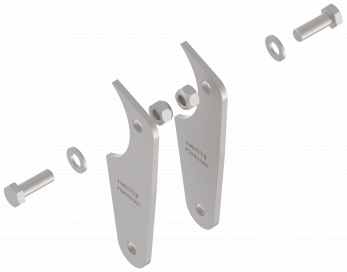 Jeu de supports d'amortisseurs