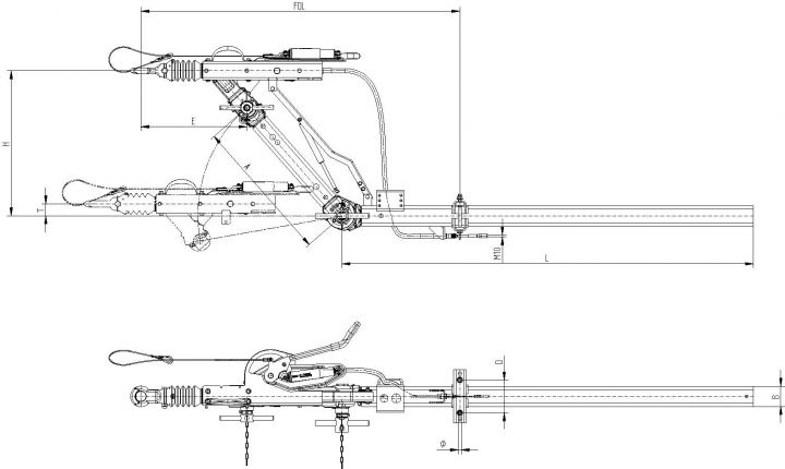 Dispositif d'inertie hauteur du tube réglable - 202594.023 - Attelage à inertie