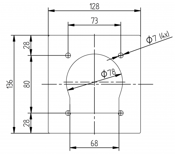 Plaque de renforcement - 204309.001 - Ancrage de fixation