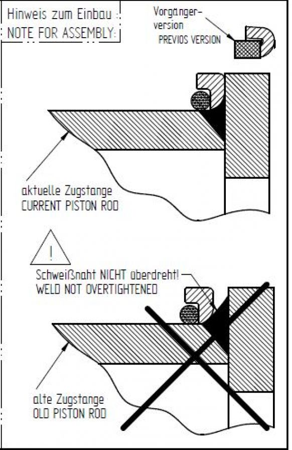 Bague d'arrêt avec bague d'appui