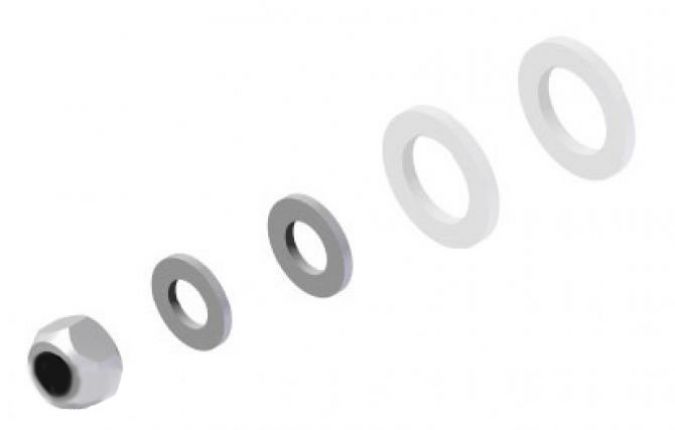 Jeu de vis levier de frein à main - 208230.001 - Levier de frein à main