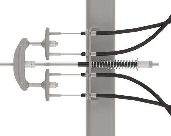 Support de tige de frein cpl. - 210431.001 - Dispositif de transmission