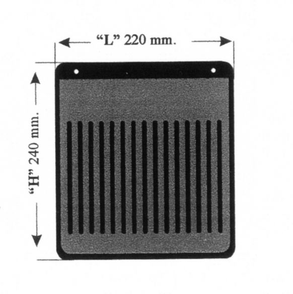 Pare-boue pour remorque de voiture - 400086.084 - Garde-boue