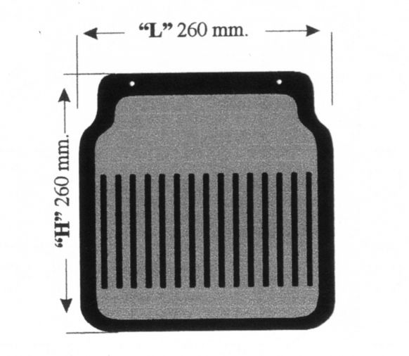 Pare-boue pour remorque de voiture - 400086.085 - Garde-boue