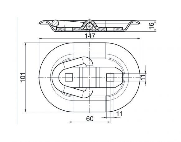 Oeillet d'amarrage - 401812.001 - Ancrage de fixation