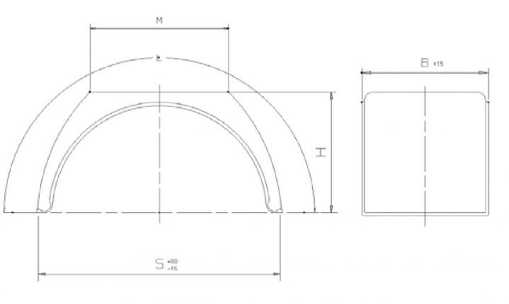 Roue arrière- garde-boue