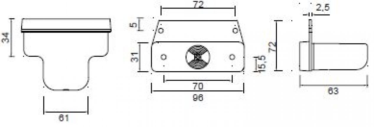Sidepoint - 402567.001 - Feux de position latéraux