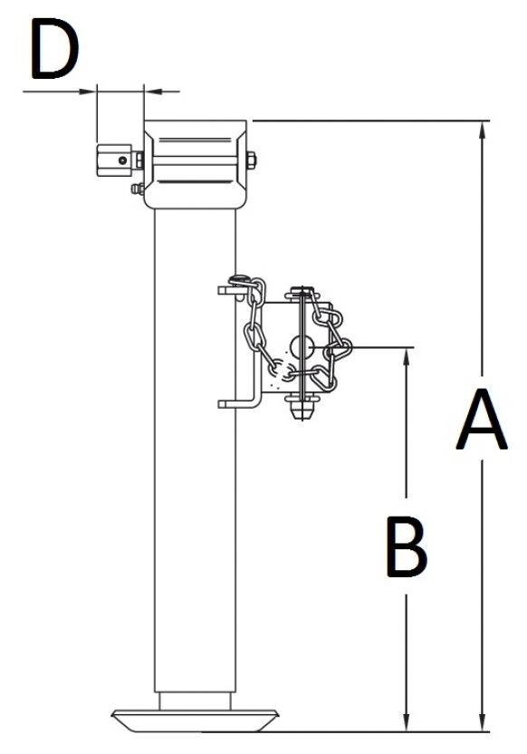 Pied d'appui pliable - 402614.001 - Pieds de support