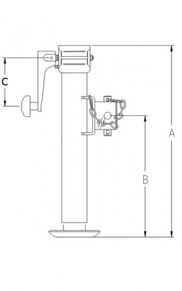 Pied d'appui pliable - 402617.001 - Pieds de support