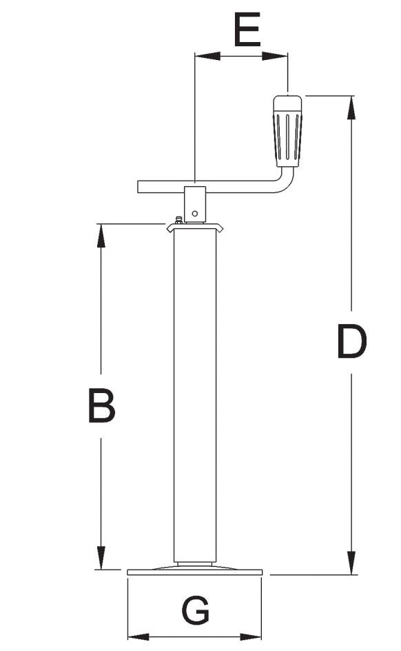 Support de broche P545 - 402620.001 - Pieds de support