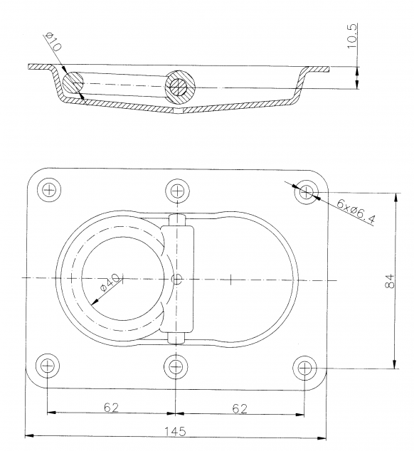 Oeillet d'amarrage sans ressort - 404277.001 - Ancrage de fixation