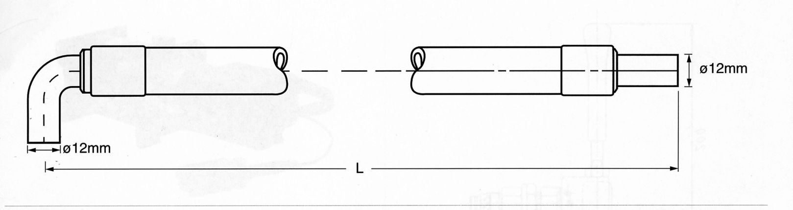 Tuyau à haute pression - 404407.001 - Parties composantes pour cylindres télescopiques