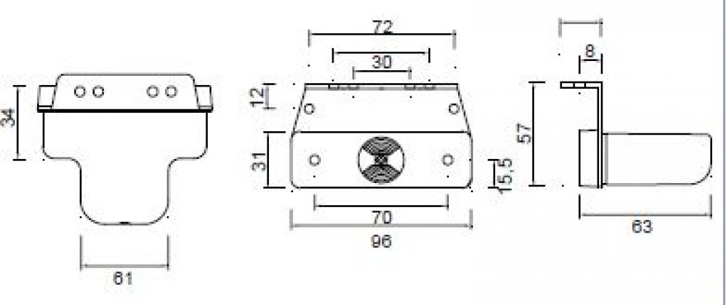 Flatpoint 1 LED - 404784.001 - Feux de position latéraux