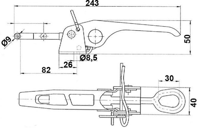 Fermeture excentrique - 406186.001 - Fermetures