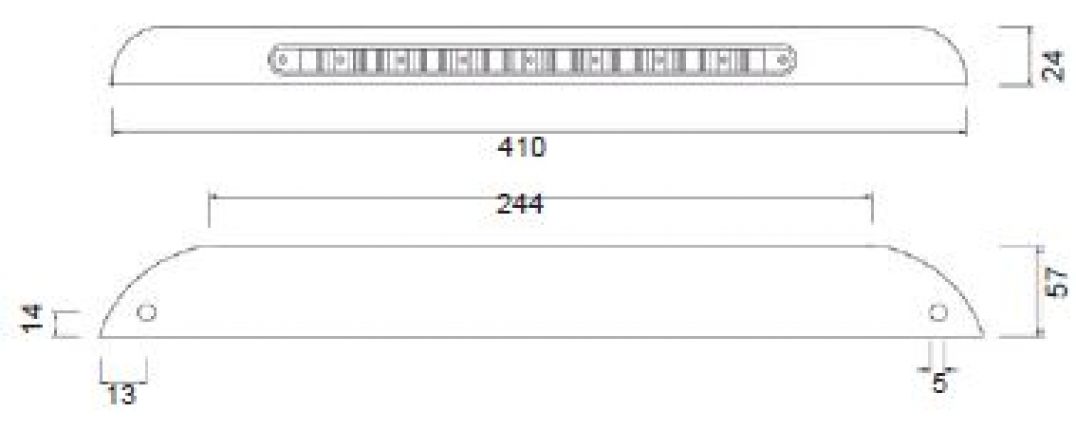 3. feu de freinage LED - 406658.001 - Troisième feux de freinage