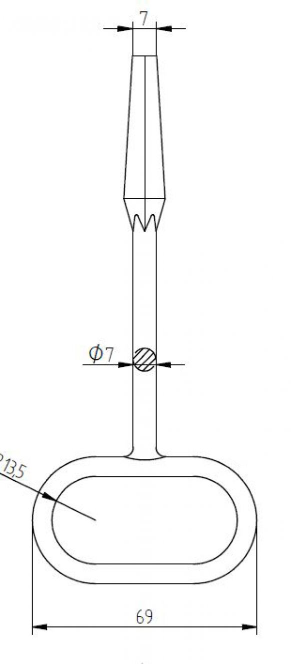 Clé de mandrin galv. - 408059.001 - Verrous / Accessoires