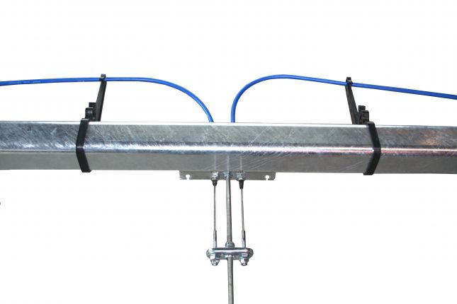 Support de câble de traction pour tube d'essieu - 408202.001 - Tirant à câble