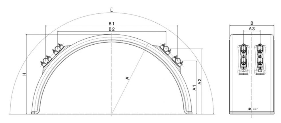 Roue arrière- garde-boue