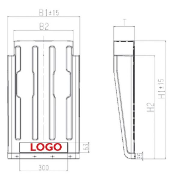 Camion- tabliers de garde-boue SG