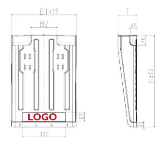 Camion- tabliers de garde-boue SG