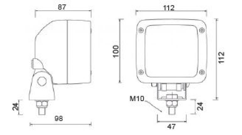 Feu de recul - 408798.001 - Phare de recul