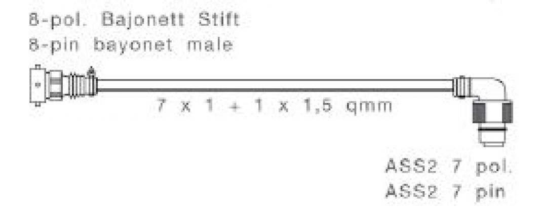 Adaptateur gauche 8 pôles - 408833.001 - Eléments de connexion