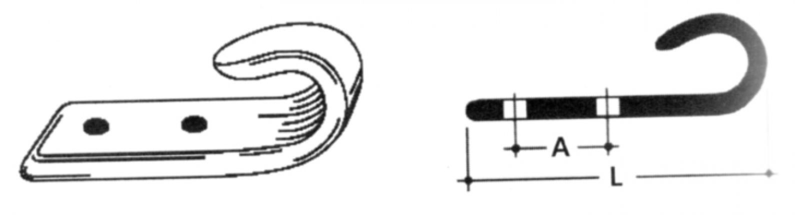 Crochets pour bâche - 409984.001 - Bâches et équipements