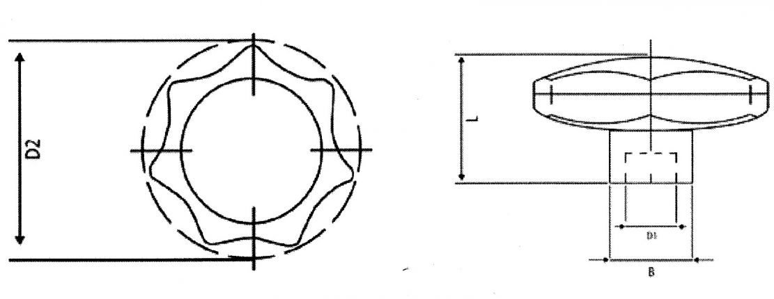 Poignée étoile - 412780.001 - Poignées