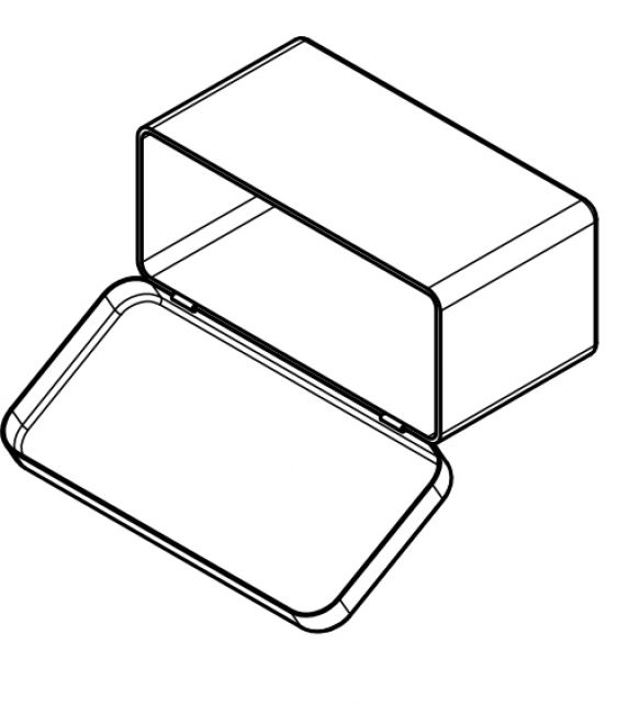 Boîte de rangement "82200 Blackit" - 412856.001 - Boîtes de rangement