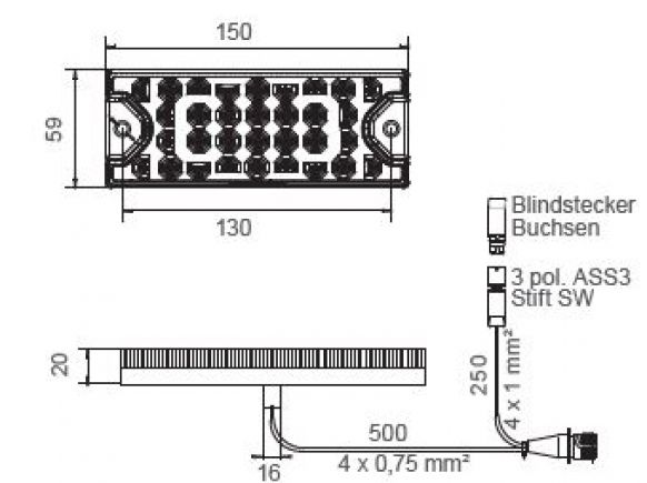 MiniLED II 12V+24V - 412987.001 - Feux arrières