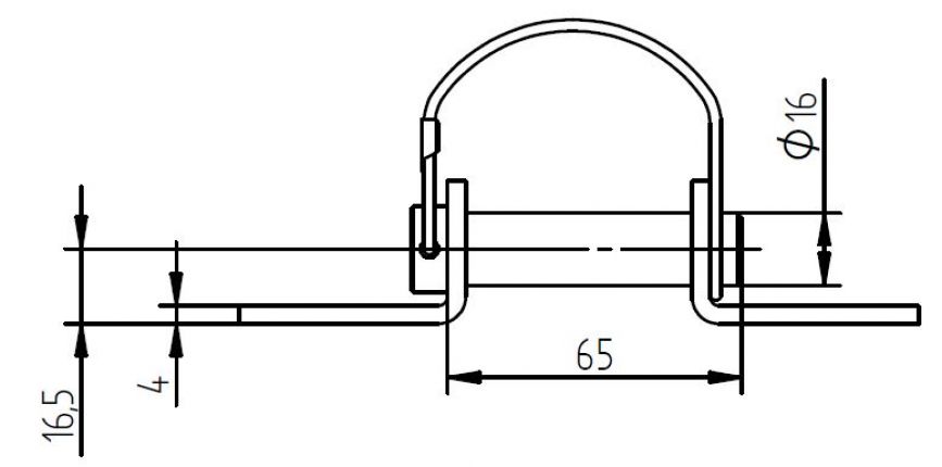 Broche de charnière - 413623.001 - Charnières