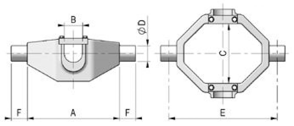 Anneau à cardan - 415893.001 - Parties composantes pour cylindres télescopiques