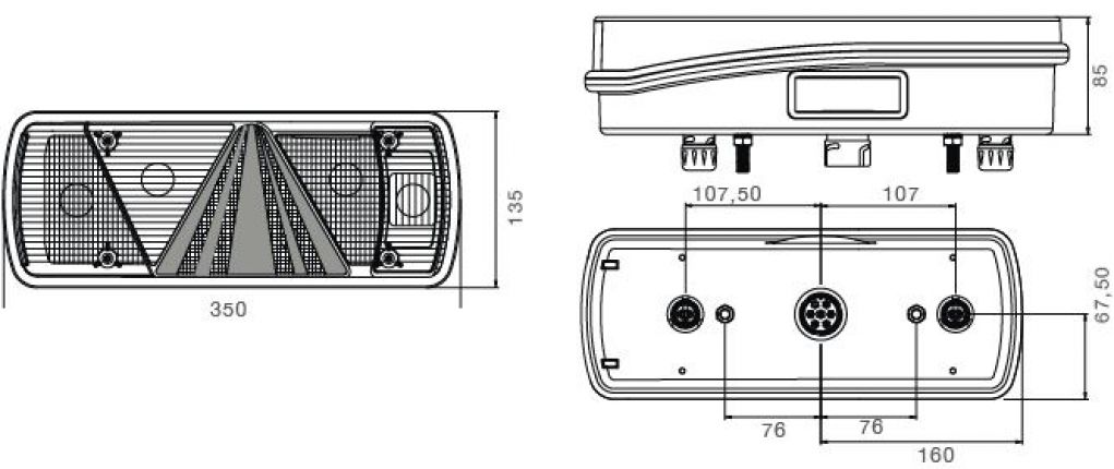 Ecopoint 2 avec triangle - 416479.001 - Feux arrières