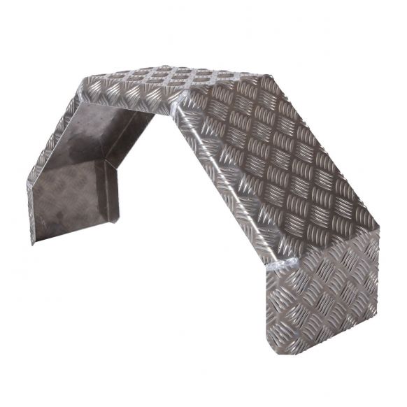 Garde-boue un essieu élement angulaire en aluminium avec des ondulations - 416816.001 - Garde-boue