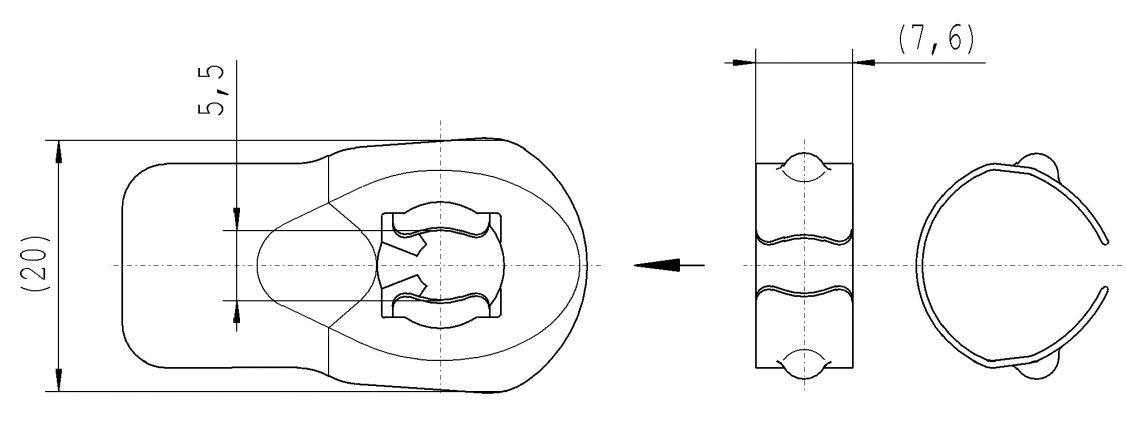 Tête sphérique - 416902.001 - Ressorts à gaz accessoires