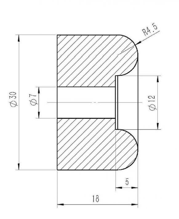 Tampon en caoutchouc - 419736.001 - Tampon en caoutchouc