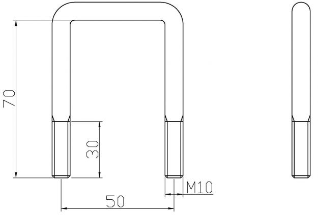 Étrier d'amarrage lâche - 420096.001 - Ancrage de fixation