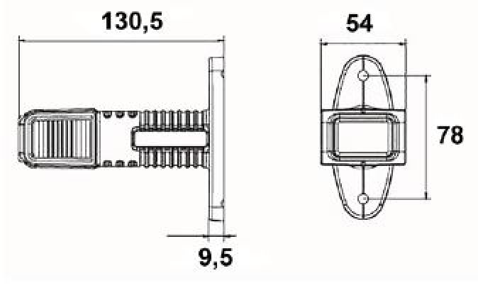 Superpoint 4 LED 12V/24V - 420310.001 - Feux de gabarit