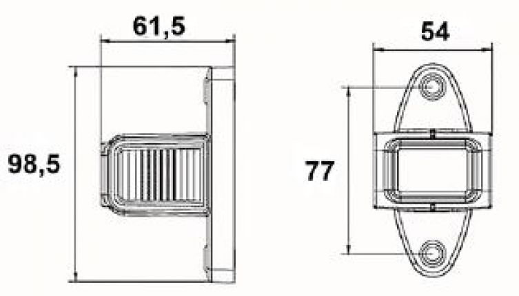 Superpoint 4 LED 12V/24V - 420312.001 - Feux de gabarit