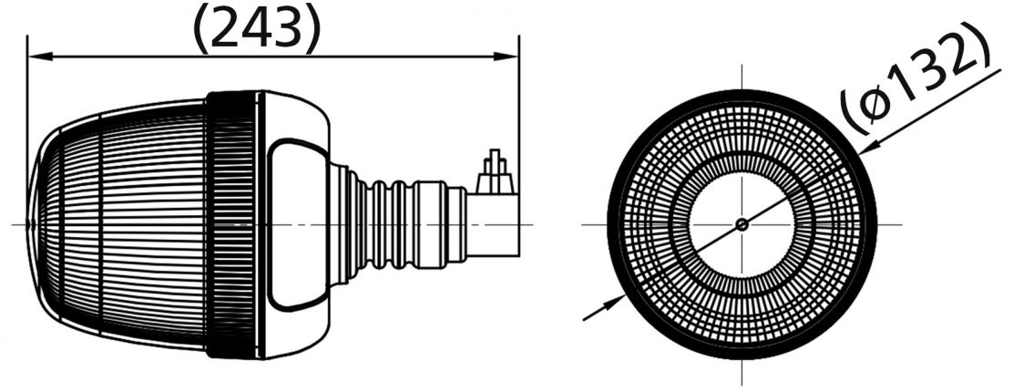 Gyrophare haut - 421457.001 - Gyrophares