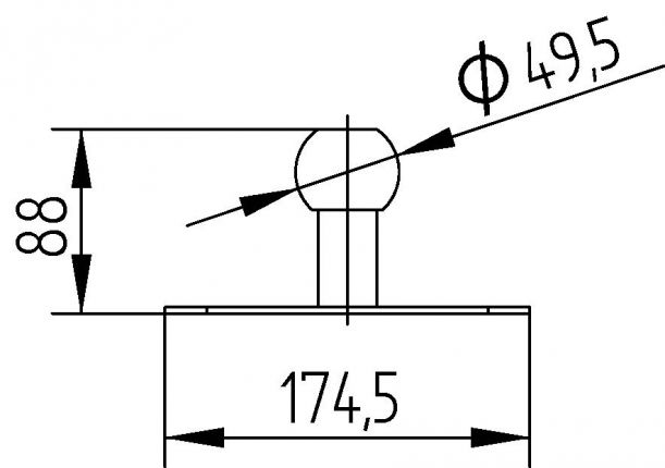 Fixation murale pour porte-vélos - 422516.001 - Couvercle
