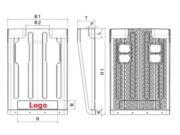 Camion- tabliers de garde-boue SG