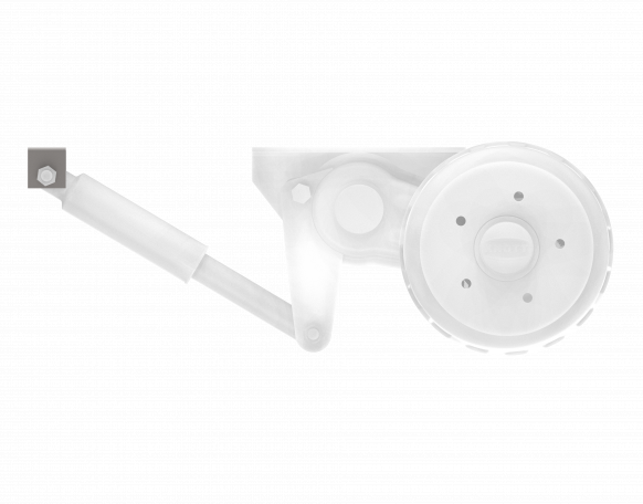 Support d'amortisseur profilé en U