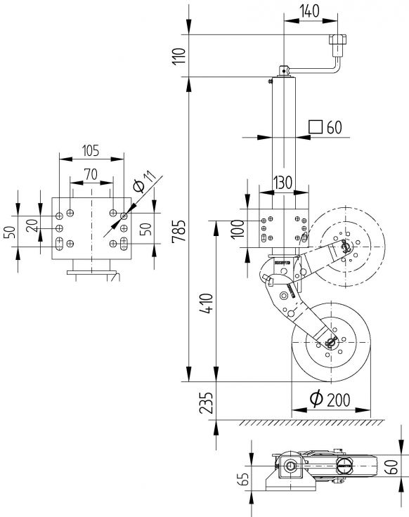 Roue de support ATKS60 - 4802519X - Roues d'appui