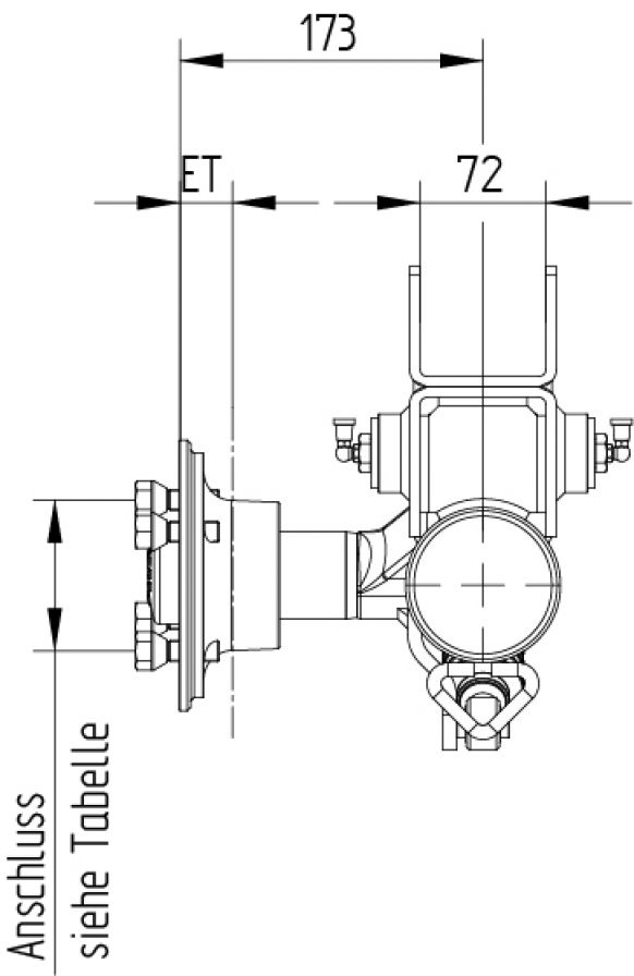 Essieu à spirale KLL4 - 725486.002 - Essieu à ressort spiral