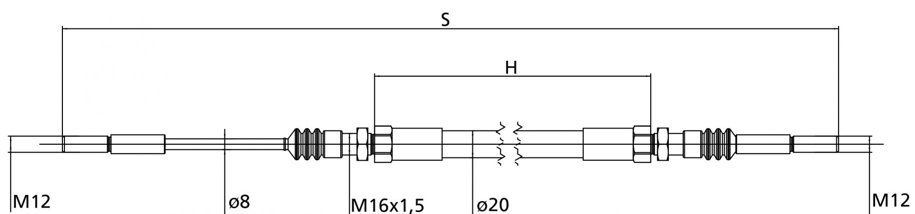 Câble de traction (2600/2970) - 980000.09 - Tirant à câble